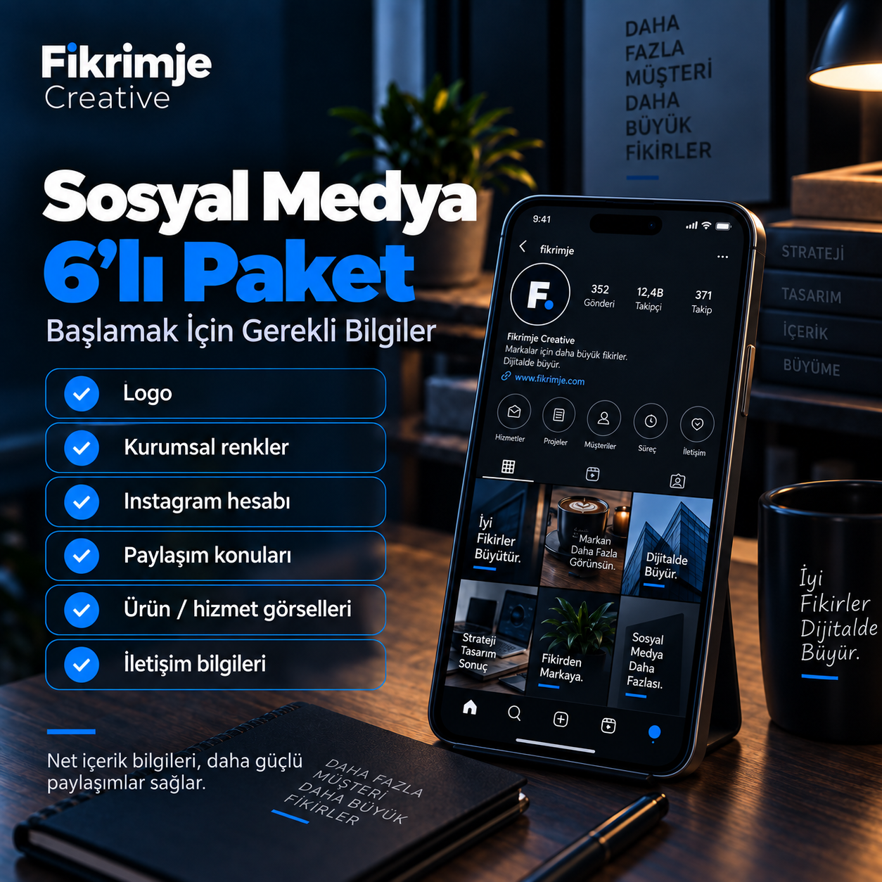 Sosyal Medya 6’lı Paket için gerekli bilgiler